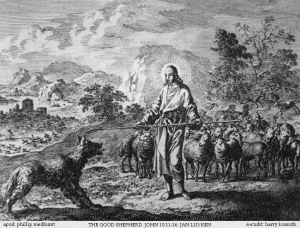 Teachings_of_Jesus_15_of_40._the_good_shepherd._Jan_Luyken_etching._Bowyer_Bible